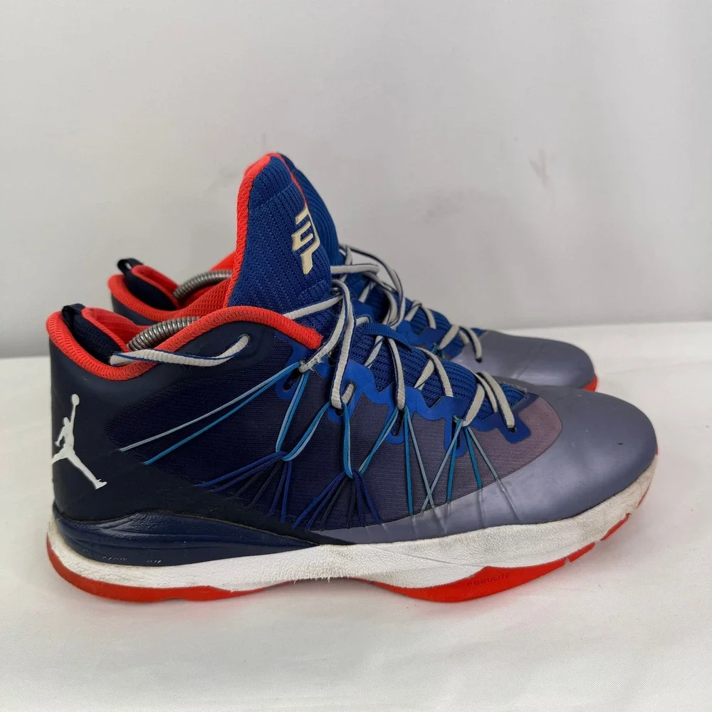 Jordan CP3 VII Mens Basketball Shoes Blue Red White 644805-407 Size 11